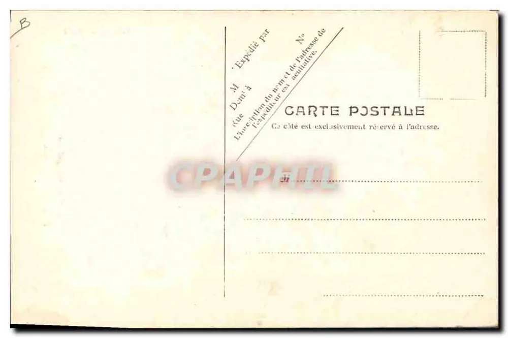 Berger d'Auvergne — Typen von Auvergne — V.P. Paris, Nr. 5 - Rückseite