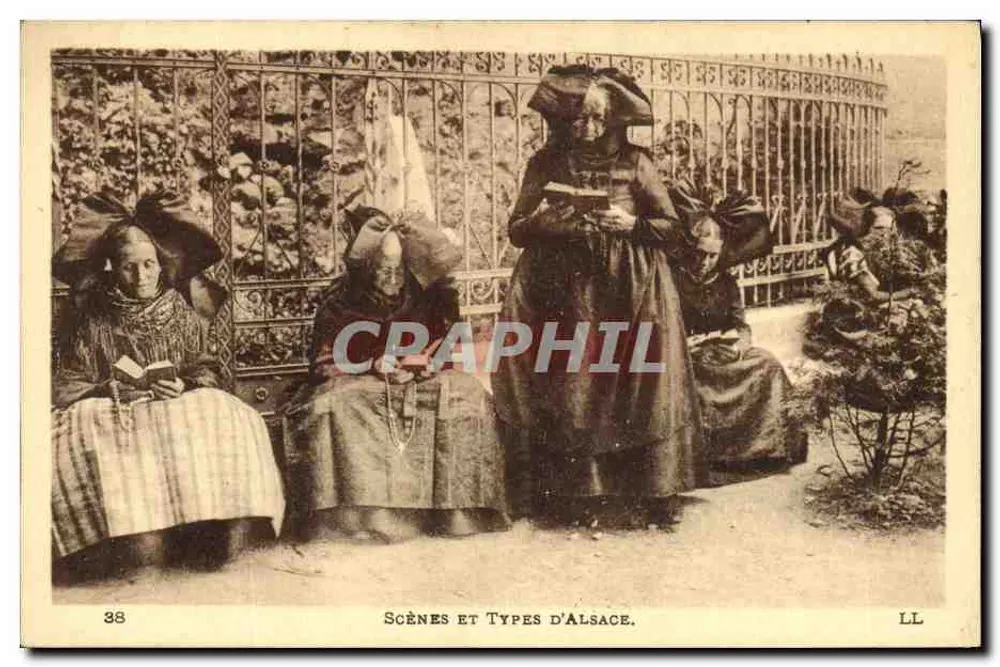 Cenas e Tipos da Alsácia — n°38 — Imp. Lévy Fils & Cie, Paris - Frente
