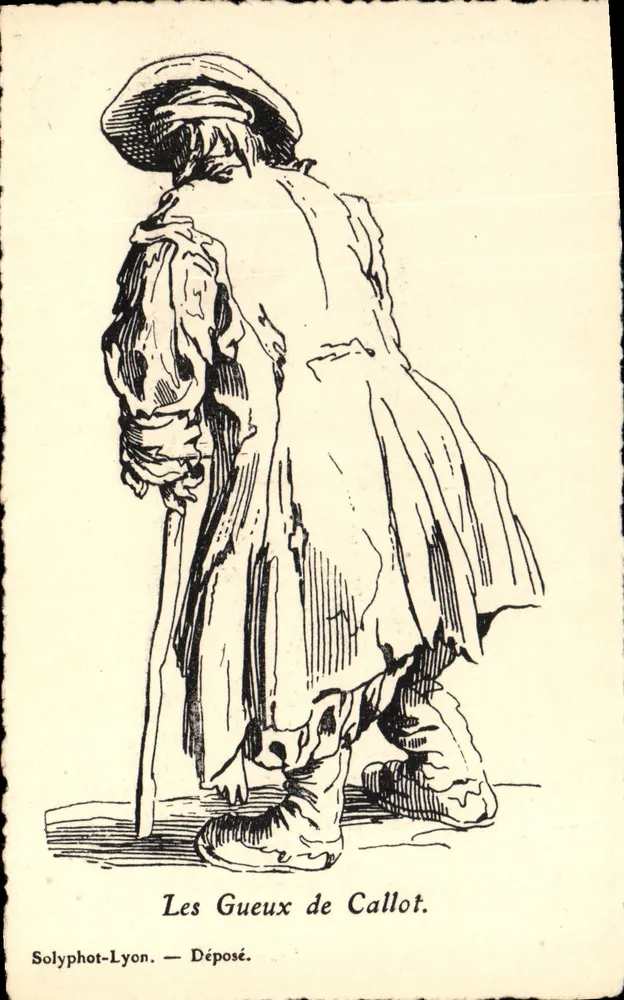 Die Bettler von Callot — Solyphot-Lyon — n°10 - Vorderseite