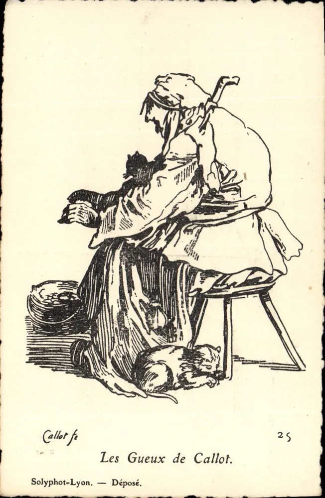 Die Bettler von Callot — Solyphot-Lyon — n°25 - Vorderseite