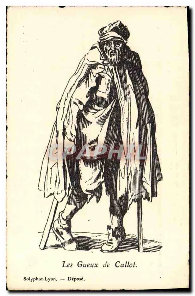 Die Bettler von Callot — Solyphot-Lyon — Seriennummer nicht sichtbar - Vorderseite