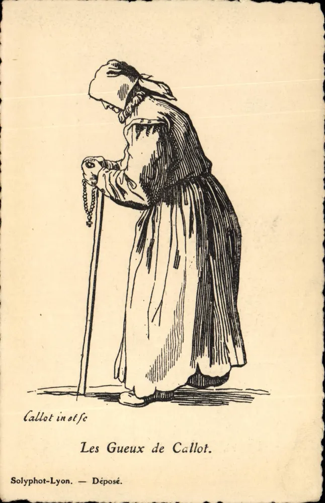 Les Gueux de Callot — Solyphot-Lyon — Déposé. - Vorderseite