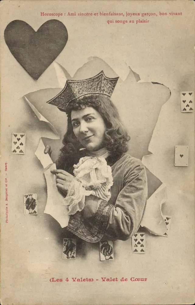 Bube von Herzen — Die vier Buben — Phototypie A. Bergéret et Cie, Nancy - Vorderseite