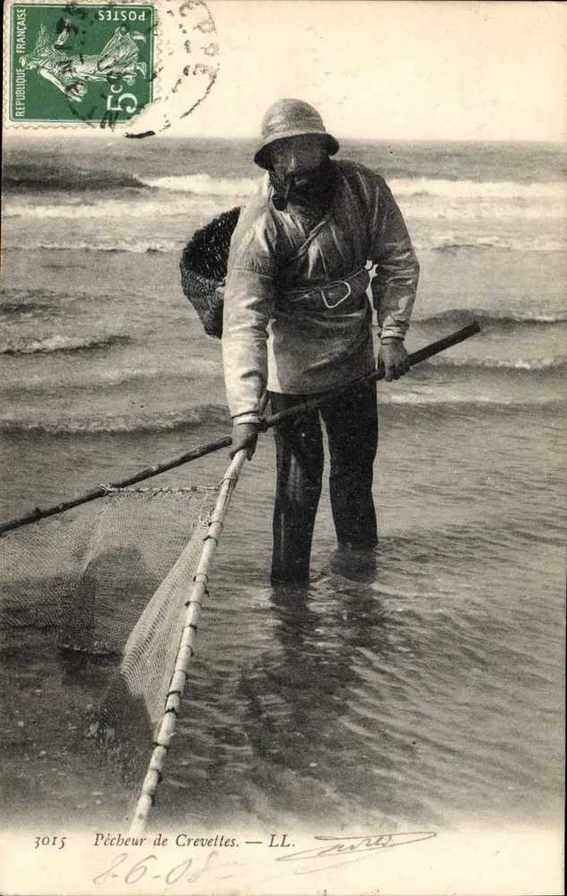 Pêcheur de Crêvettes — LL. Paris - Frente