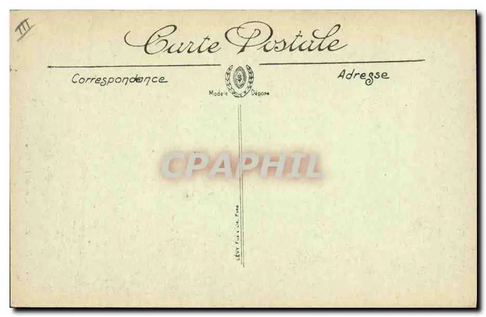 Dieppe — Tipo da Pescadora — Lévy Frères, n° 3040 - Verso