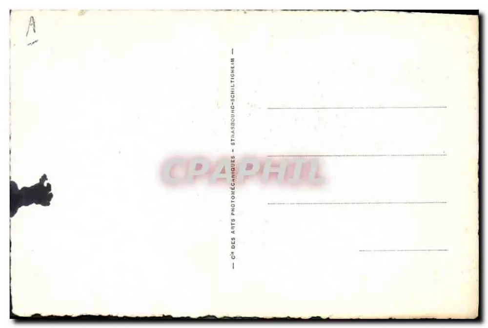 Louis XVI — gravierter Porträt — Verlag: Ch. des Arts Photomécaniques, Straßburg - Rückseite