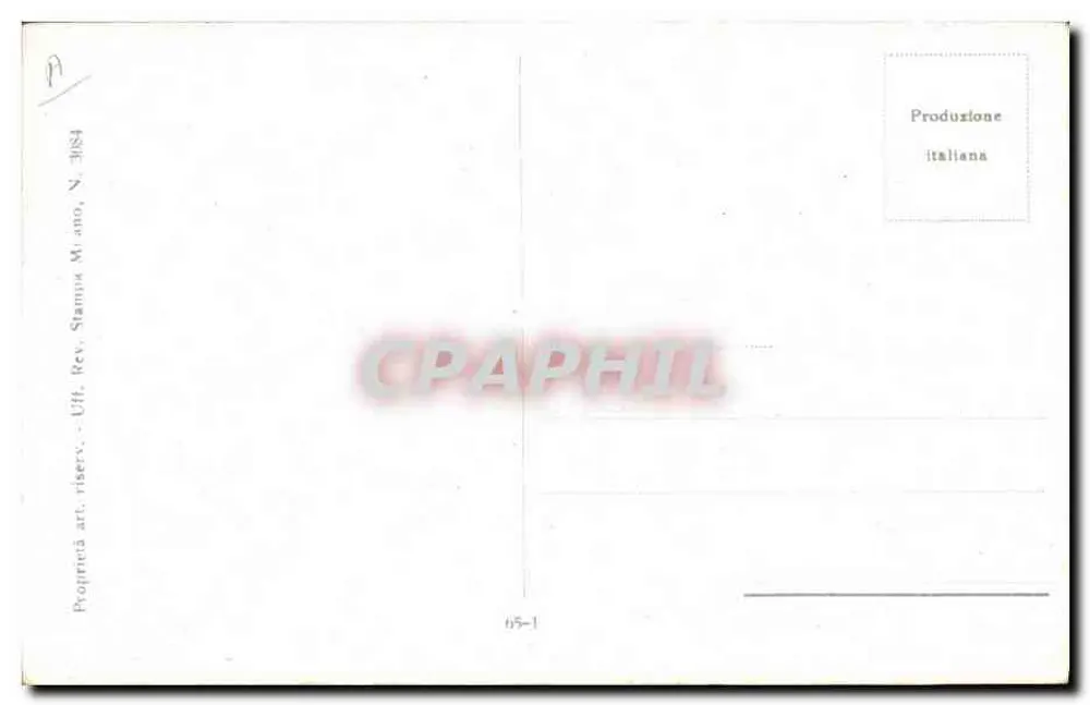 Criança e cachorro — cena de jardim — editor Santino - Verso