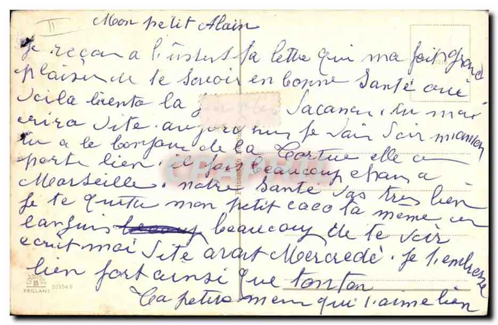 Chien en lunettes — lecture à la lumière d'une bougie — éditeur PRILLANT - Rewers