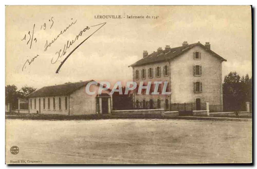 Lérouville - Sanitätsstation des 154. — Haulli-Ris, Commercy - Vorderseite