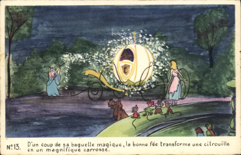 Cinderella — Verwandlung der Kürbis in einen Kutsche — Edition SUPERLUXE PARIS - Vorderseite