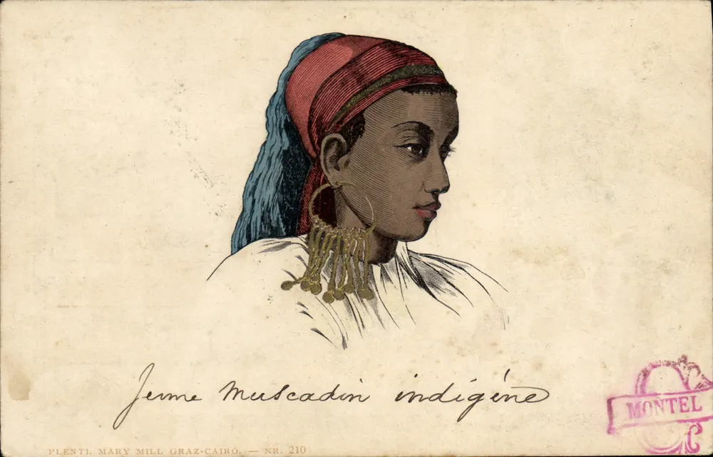 Indigener junger Muskadin — Montel, Serie NR. 210 — Ägypten - Vorderseite