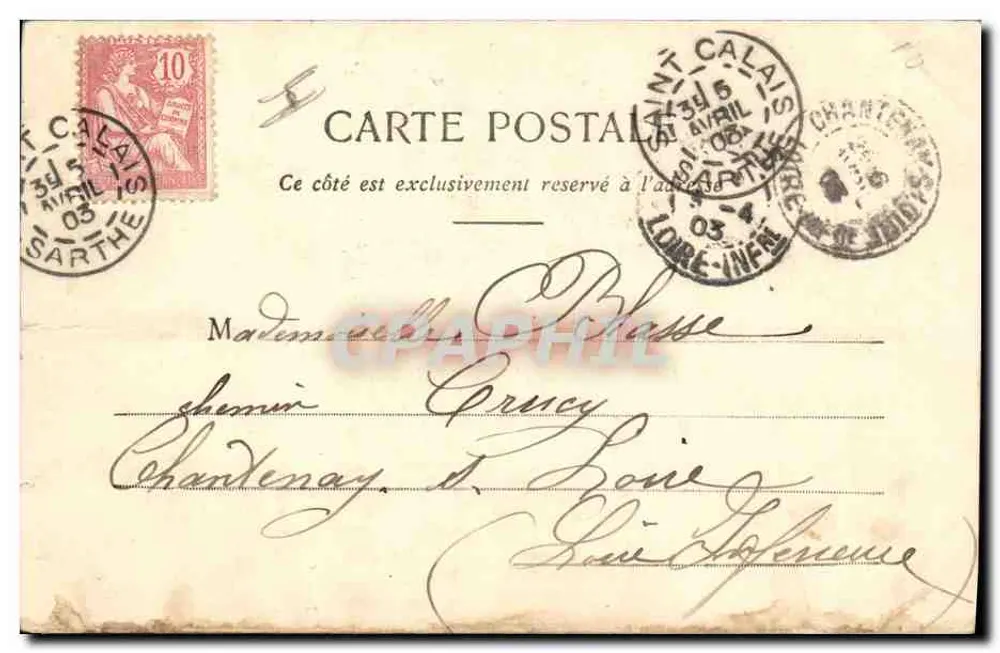 Les Généreux en Wagon — scène familiale dans un wagon de train — Édition Phototype A. Géneré & Cie Nancy - Rückseite