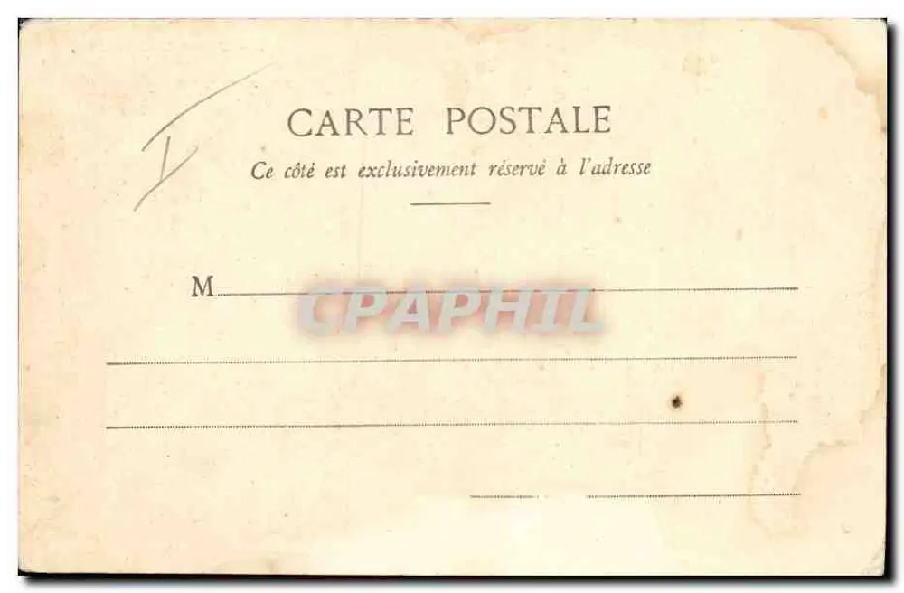Komödien-Szene — Komm Poupoule — Phototype A. Berthet & Cie, Nancy, n°5 - Rückseite