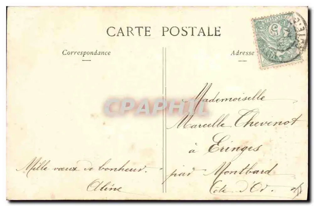 O avô — poema humorístico — Berthet & Cie, Paris - Verso
