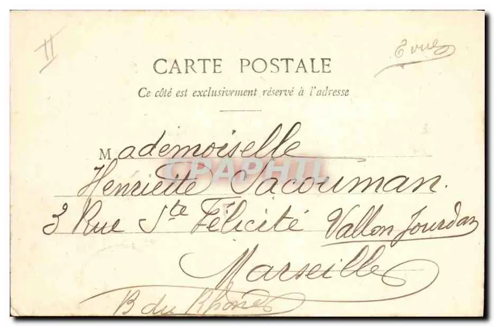 Mulheres Distantes — Páscoa 1904 — Fototipo A. Bénérat & Cie - Verso