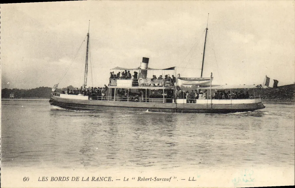 Die Ufer der Rance — Das "Robert-Surcouf" — LL, n°60 - Vorderseite