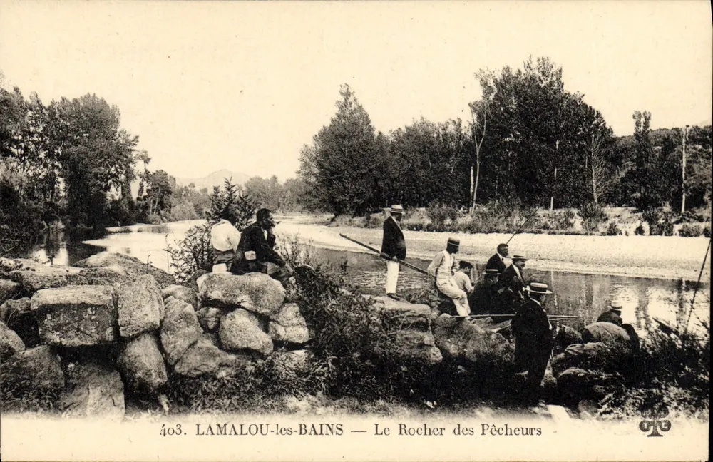 LAMALOU-les-BAINS — Der Fischersfelsen — n° 403 - Vorderseite