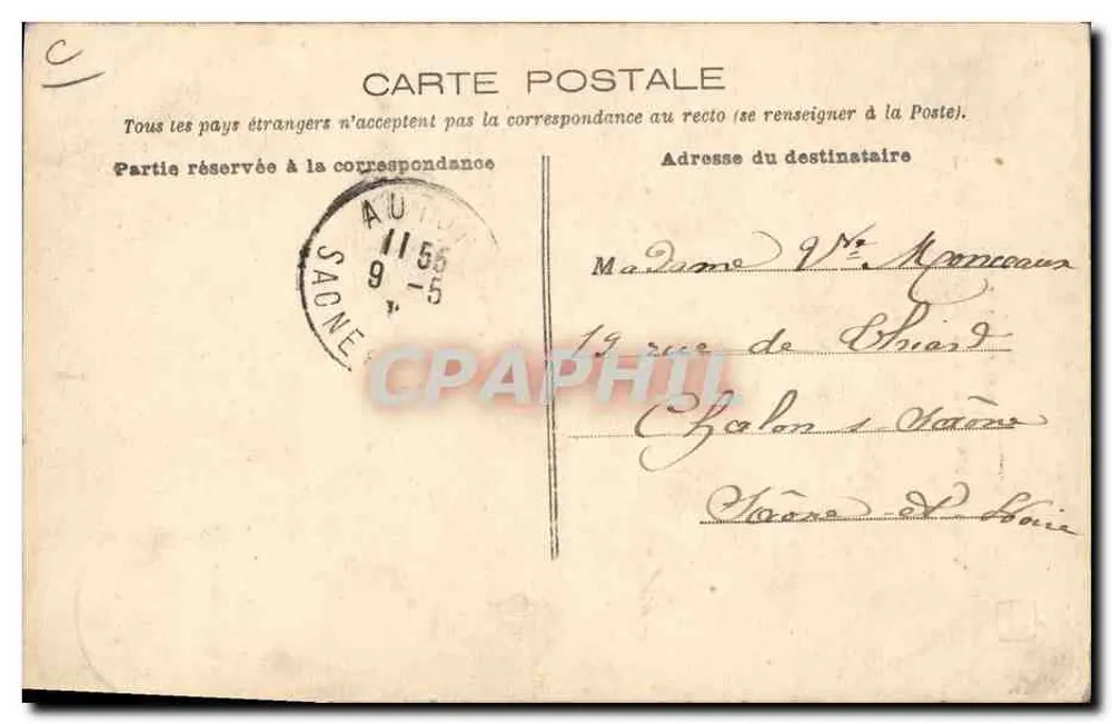 Trauerfeier von Exzellenz Kardinal Perraud — Autun — J.C. AUTUN - Rückseite