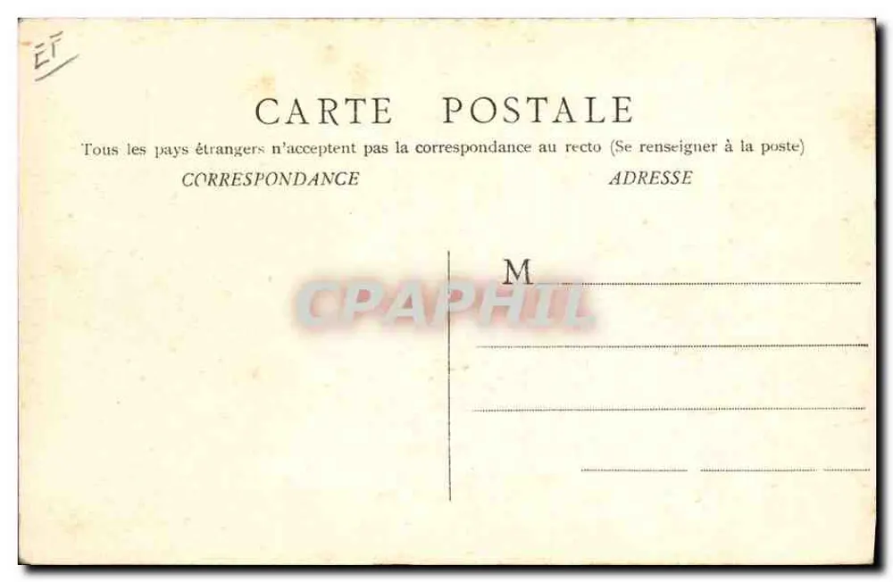 Autun — Funérailles de S. E. le Cardinal PERRAUD, le 15 Février 1906 — Phototypie Bourgeois Frères Chalon-sur-Saône - Verso