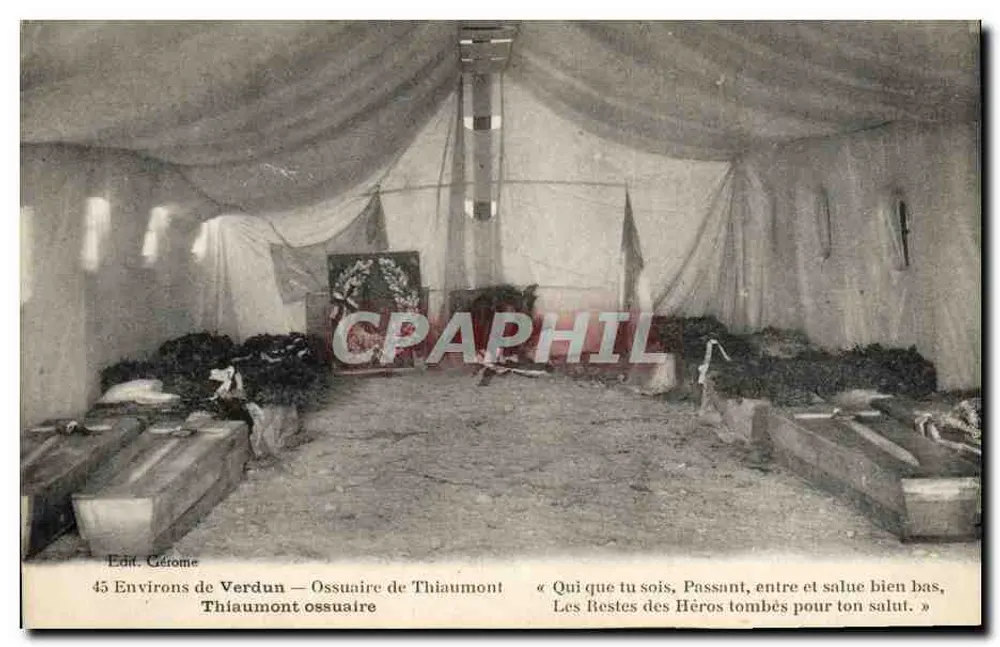 Ossuar von Thiaumont — Umgebung von Verdun — Verlag: Gérome - Vorderseite