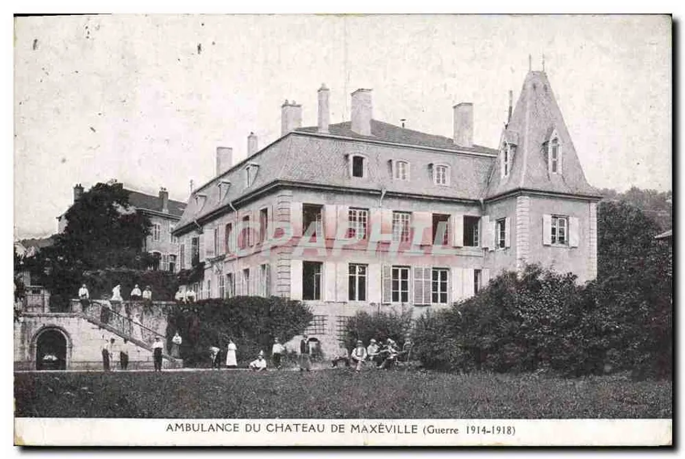 Ambulance du château de Maxéville — éditeur : 'Imprimerie de Maxéville' — n° de série non visible - Vorderseite