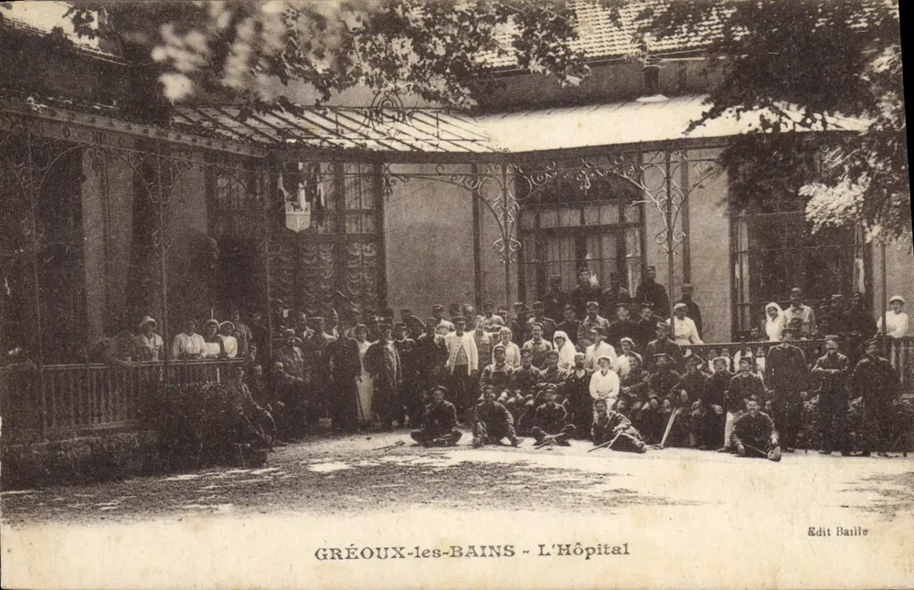 Gréoux-les-Bains — Das Krankenhaus — Edit Baille - Vorderseite