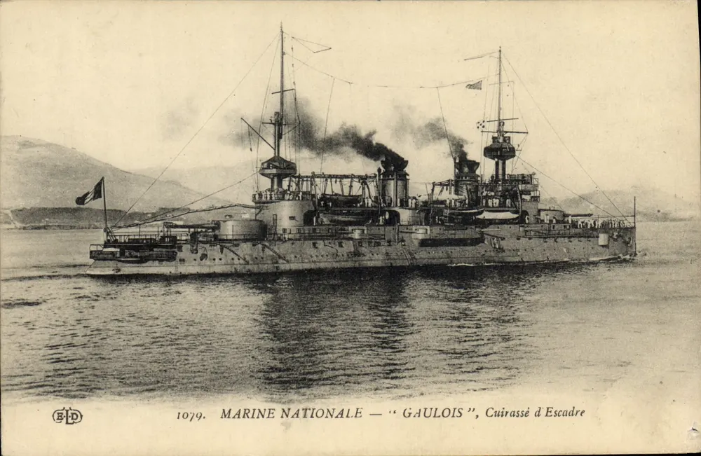 Schiff « Gaulois » — Marine Nationale — Schlachtschiff — Verlag E.P.D. n° 1079 - Vorderseite