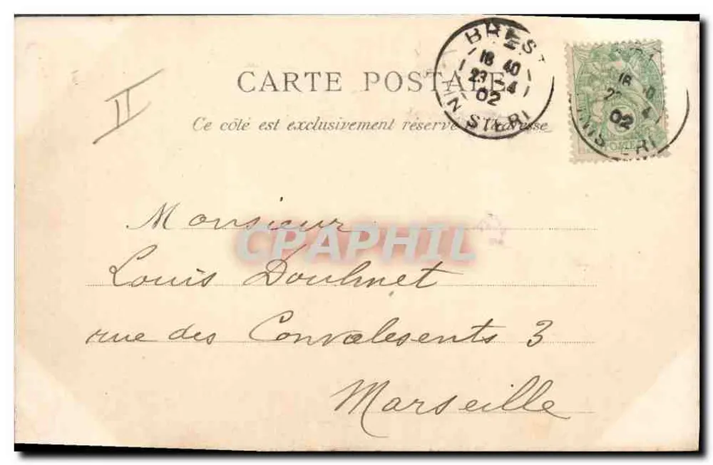 Cruiser corsealre Guilchen — velocidade 23 nós — editor Toulouse — n° 550 - Verso