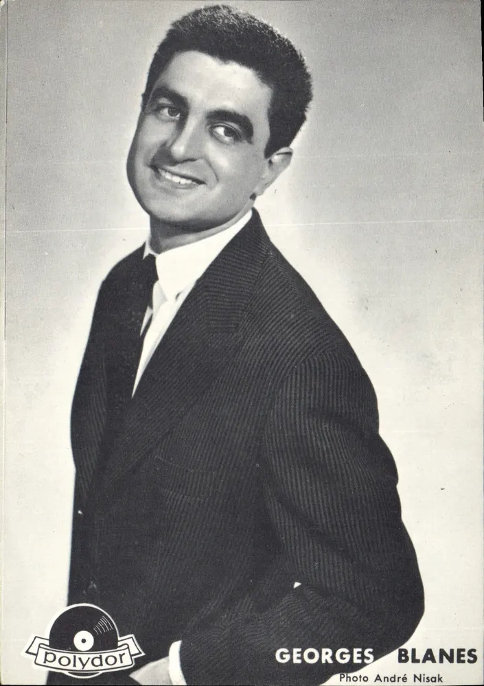 Georges Blanès — promotional portrait — Polydor - Front