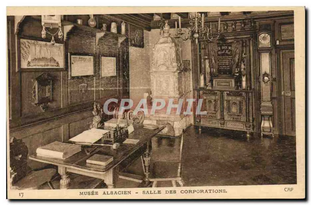 Alsatisches Museum - Saal der Zünfte — CAP, Nr. 17 - Vorderseite
