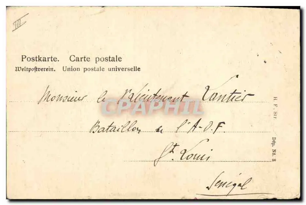 Elsässerinnen u. Lothringerin — Alsaciennes et Lorraines — éditeur non visible - Verso