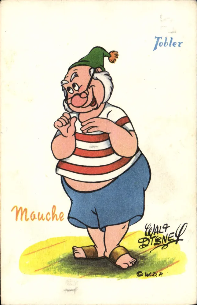 Mouche — Figur von Walt Disney — Verlag Tobler, Nr. 12 - Vorderseite