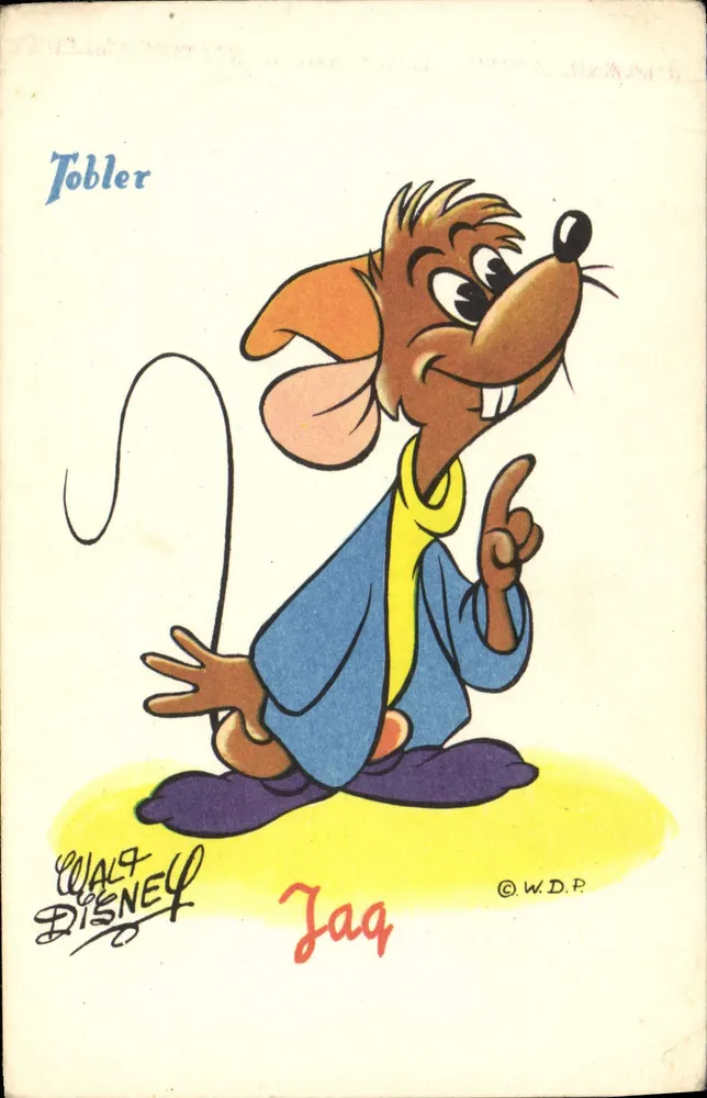 Jaq — Figur von Walt Disney — Verlag Tobler - Vorderseite