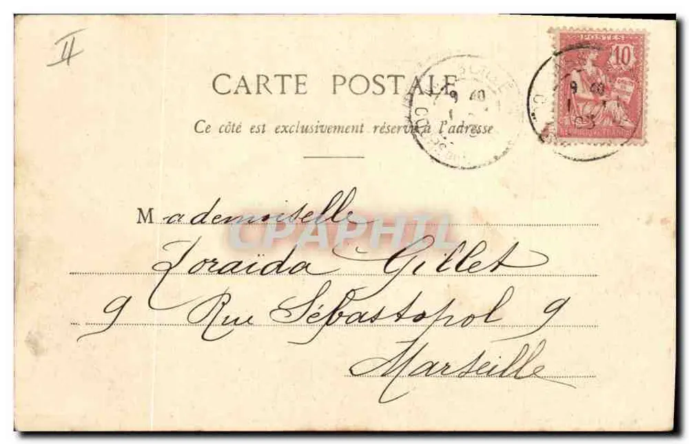 Mutter Michel — Alte Lieder n°10 — Phototypie A. Bergeret & Cie, Nancy - Rückseite