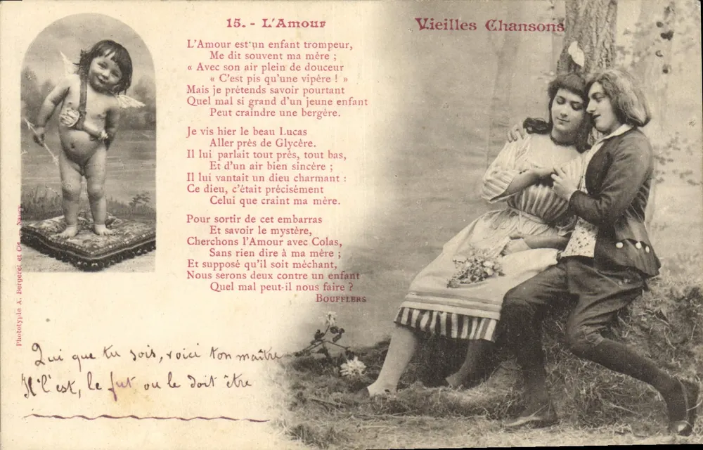 Liebe — Alte Lieder — Phototype A. Bergetel et Cie, Nancy - Vorderseite