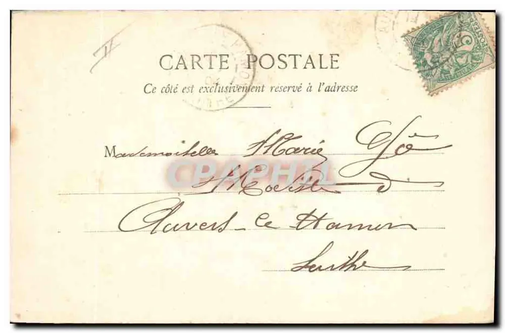 La Guîne — Gedicht von A. Gaboriaud — Phototype A. Serberet & Cie, Nancy - Rückseite
