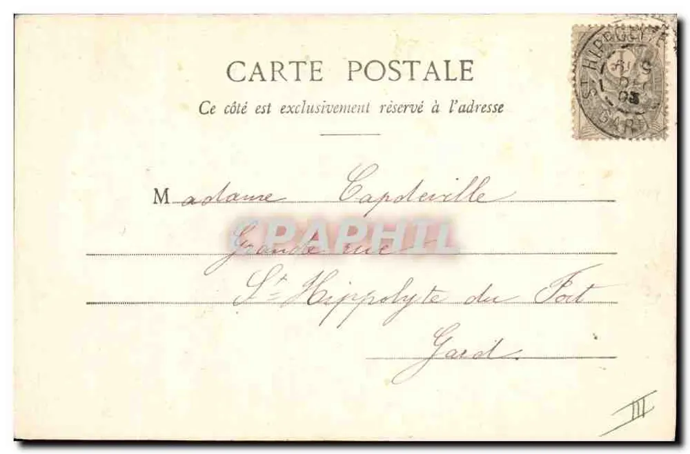 Sardinen der Sablais — Werbung für lokale Spezialitäten — Phototype A. Bergére & Cie, Nancy - Rückseite