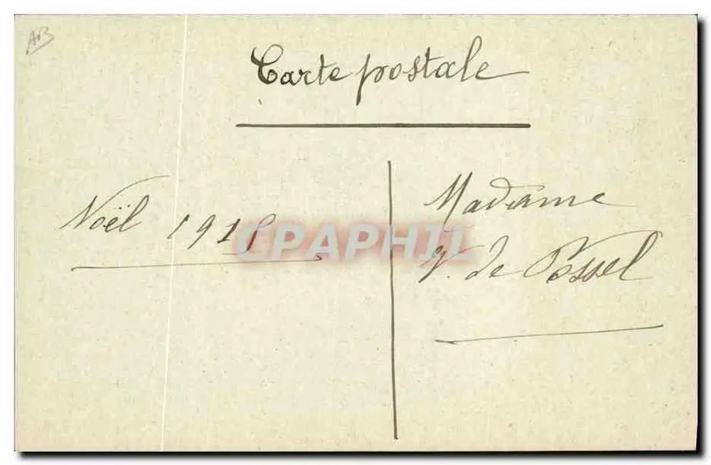 A pesca — Os Esportes XI — Moul lot - Marselha, editor C.H. Beauvais - Verso