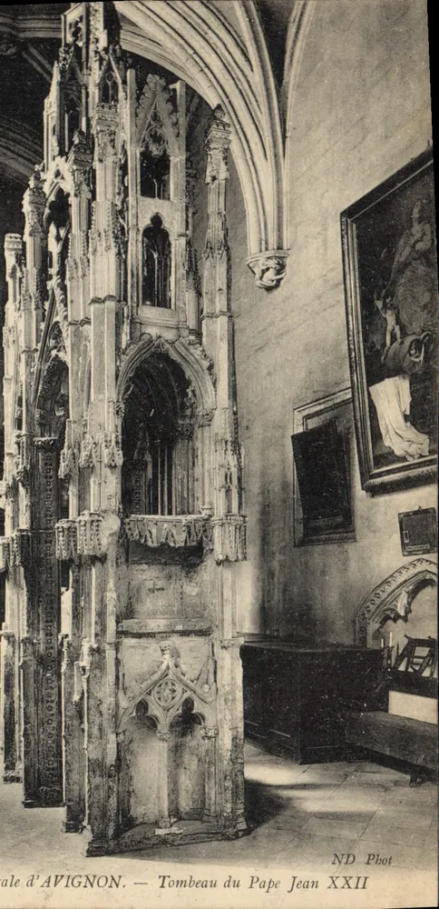 Grabmal des Papstes Johannes XXII — Avignon — ND Phot - Vorderseite