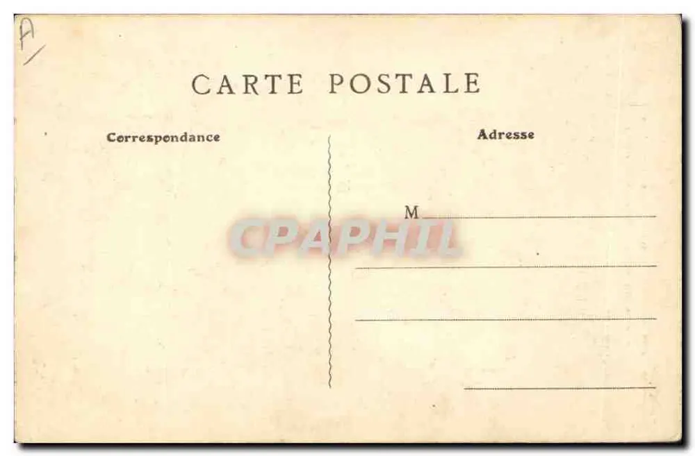 Cabaret du Néant — Paris Montmartre — B.F., PARIS — n°2, Totenlampenmast - Rückseite
