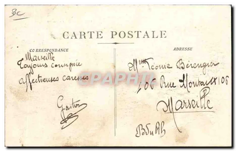 Katastrophe des « Liberté » — Beseitigung der Passerelles — Édit. Esper & Ghiaquilli - Couloum - Rückseite