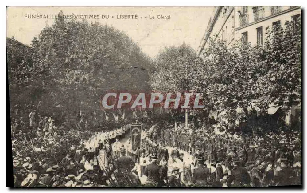 Trauerfeier für die Opfer des « Liberté » — Le Clergé - Vorderseite