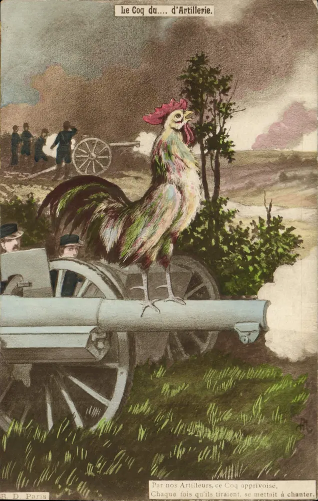 Der Artilleriehahn — R. D. Paris - Vorderseite