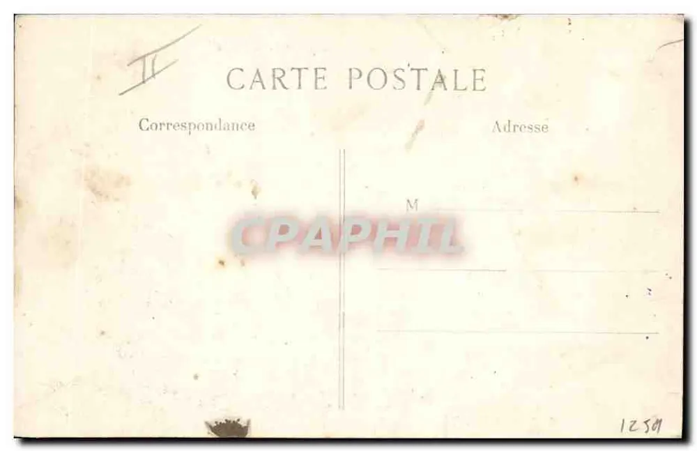 Luta de galos — Série 800 — Editor A. B. F. Paris - Verso