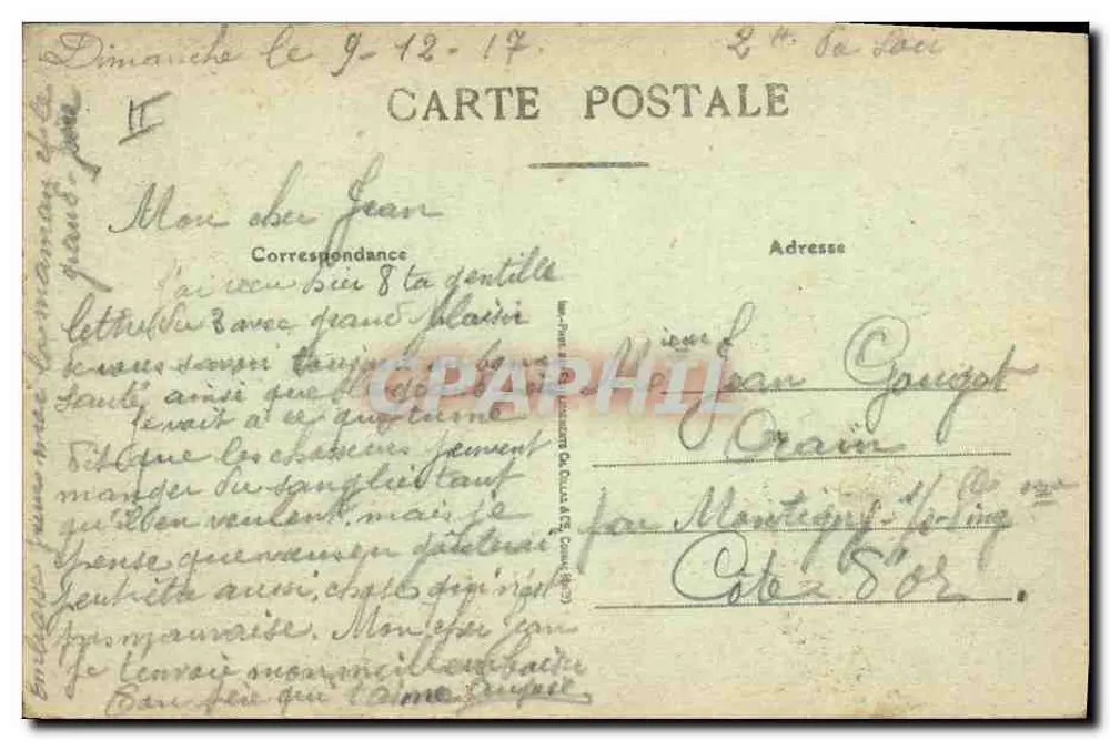 Lure — Das Zivile und Militärische Krankenhaus — Edition der Maison Boué, Lure - Rückseite