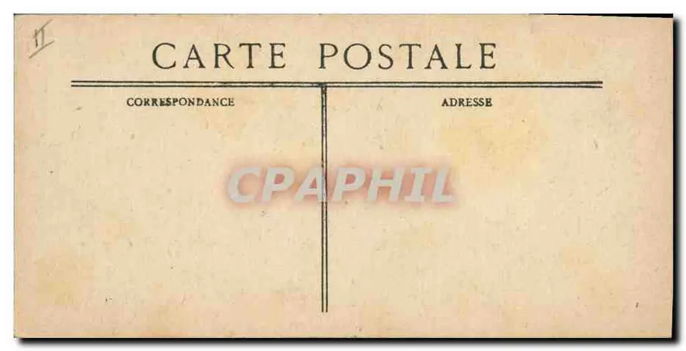 Navio de guerra "La Gloire" — França — editor Graphille, n° 11 - Verso