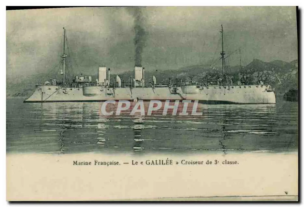 Marine Française — Der « GALILÉE » Kreuzer der 3. Klasse - Vorderseite