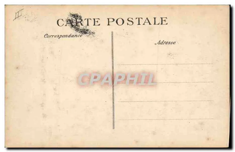 Cruiser de guerra "Gaulois" — França — editor não identificado - Verso