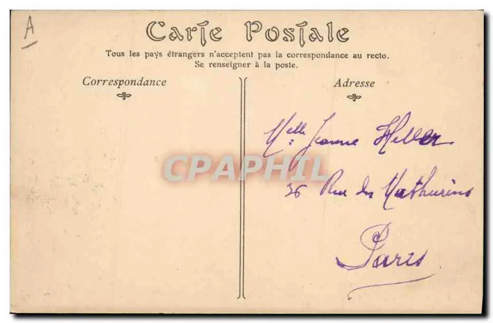 O Cruzeiro de Armadura Gloire — Marinha Militar — ND Phot - Verso