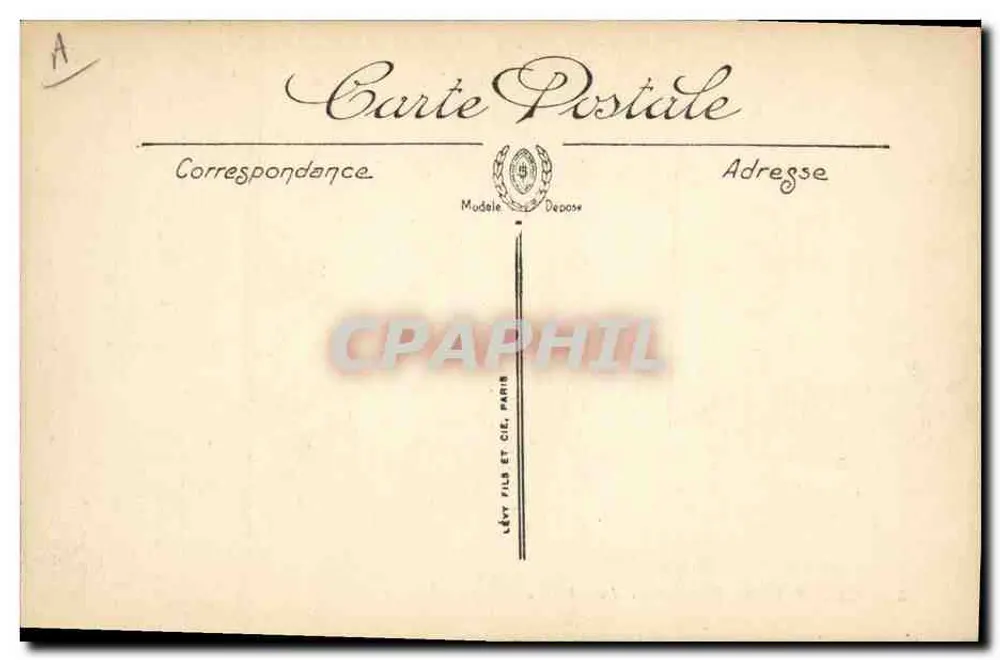 Marinha de guerra — « La Gloire » — LL. — Lévy Frères, Paris - Verso